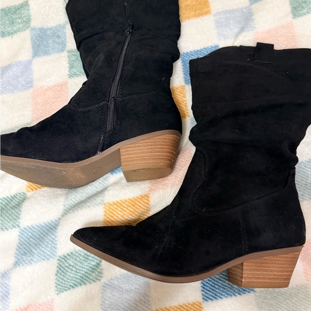 Universal Thread Suede Boots - Picture 2 of 9